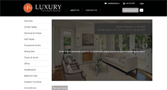 Desktop Screenshot of luxuryfurniturerental.ca